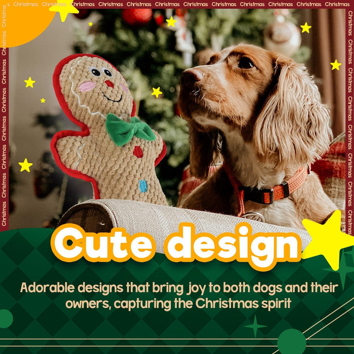 All for Paws Merry Tough Buddy Gingerbread Man