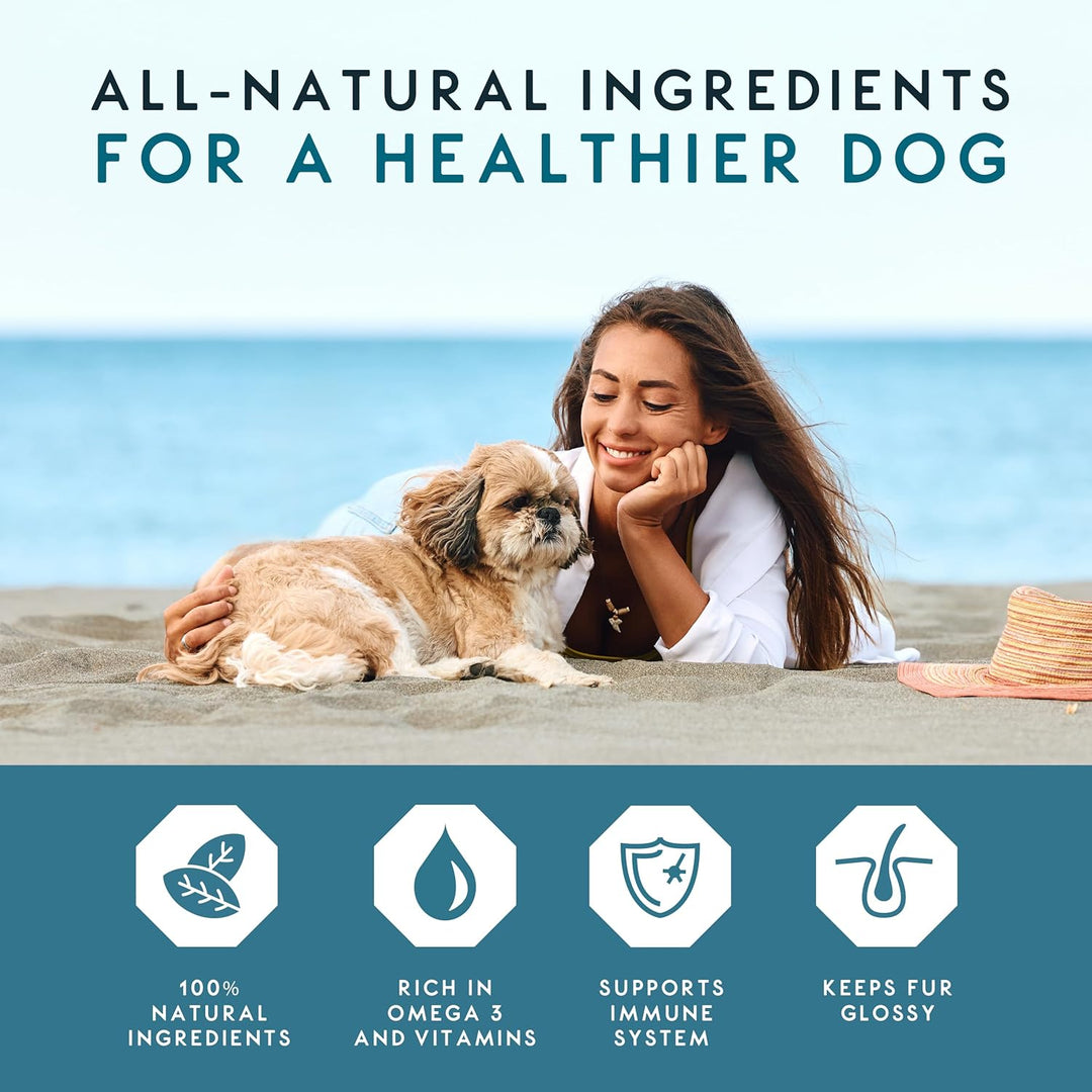 Elkwood 100% Natural Ocean Dog Treats Sweet Potato Strips Wrapped With Fish Skin 100g