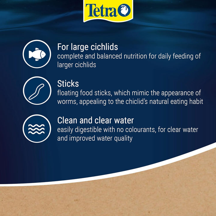 Tetra Cichlid Sticks Xl 500ml/160G