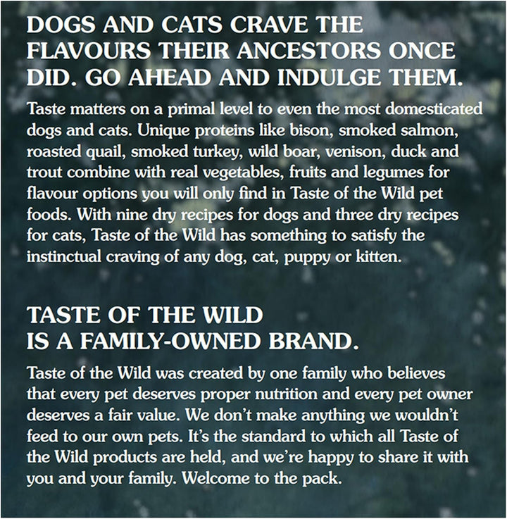 Taste Of The Wild Wetlands Canine Formula Grain Free Dry Dog Food 5.6kg