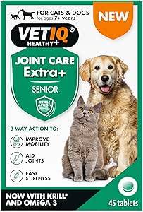 Vetiq Healthy + Joint Care Extra Senior Cats &amp; Dogs 45 Tablets