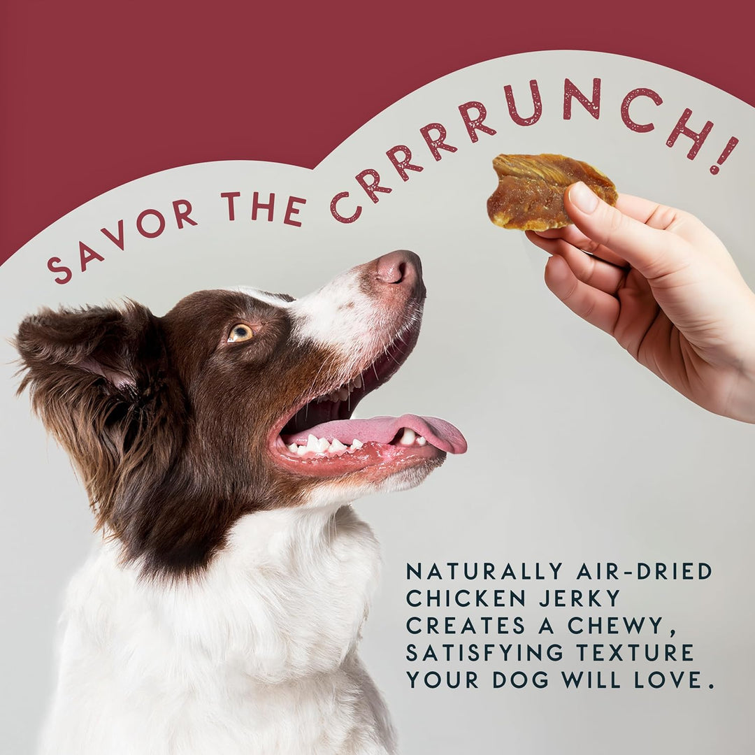 Elkwood 100% Natural Meaty Dog Treats Real Chicken Jerky Strips 70g