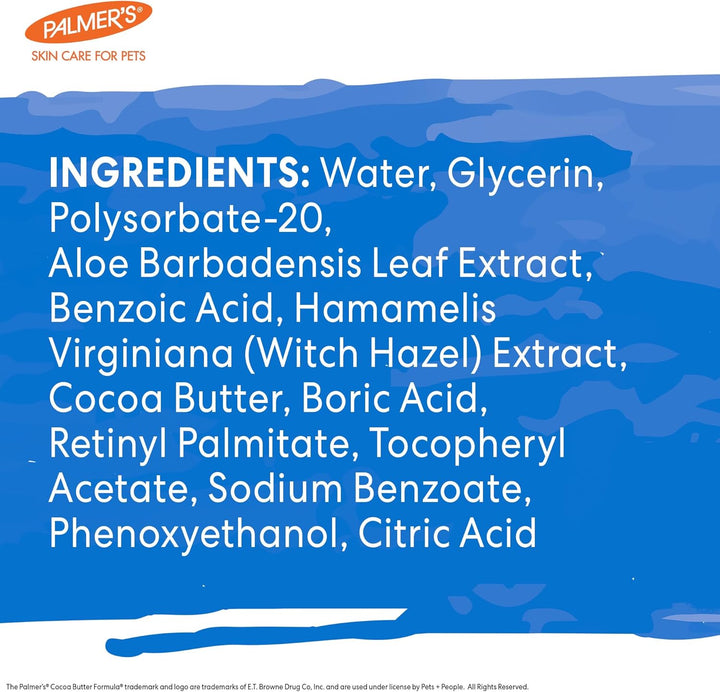 Palmer's For Pets Facial Cleansing Pads With Cocoa Butter 100pk