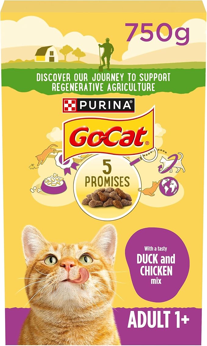 Go-Cat 1+ Adult Cat Chicken & Duck 750g