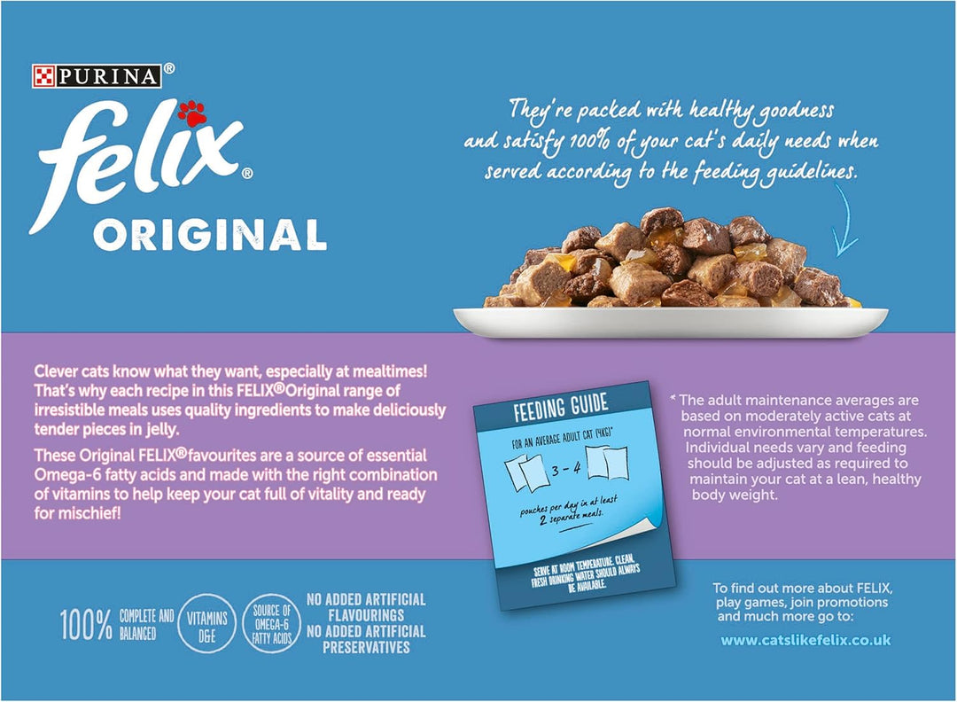 Felix Pouches Original Mixed Selection In Jelly 12pk