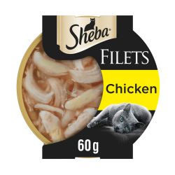 SHEBA Fillets with Chicken in Gravy 32 x 60G