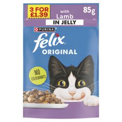 Felix Pouches Original Lamb In Jelly 24x85g