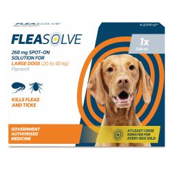 Fleasolve Spot-On Large Dogs