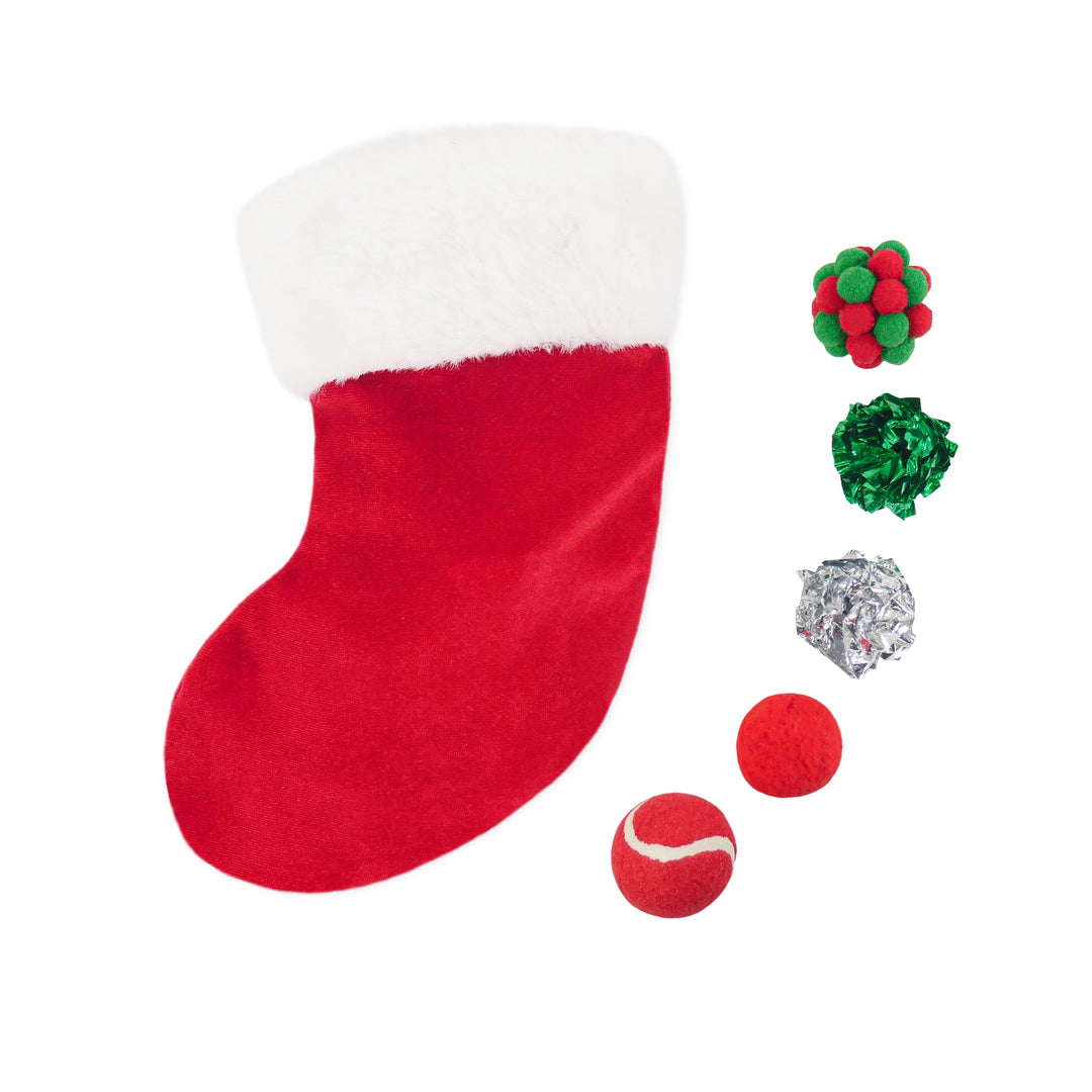 Rosewood Christmas Cat Stocking Toy