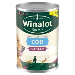Winalot Can Cod In Jelly 12x400g