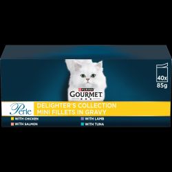 Gourmet Perle Delighter's Collection Mini Fillets In Gravy 40pk