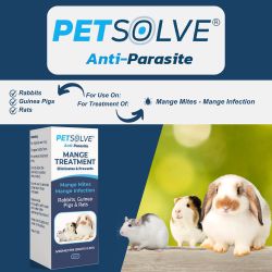 Petsolve Anti Parasite Mange Treatment For Small Animals 5ml