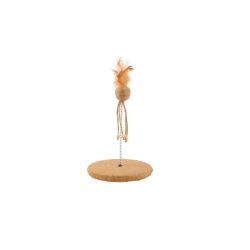 Coolpet Cork Teaser With Feathers