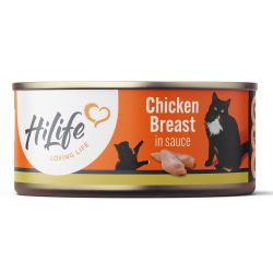 Hi Life Cat Chicken Breast in Sauce Can 12x70g