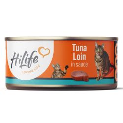 Hi Life Cat Tuna Loin in Sauce Can 12x70g