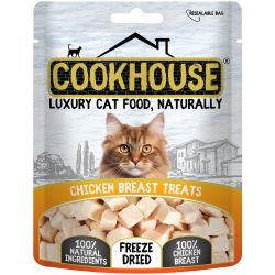 Cookhouse Cat Freeze Dried Chicken Breast Treats 12 X 10G