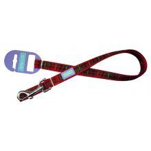 Hemm & Boo Tartan Lead Red Medium - 3/4"X48"