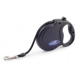 Ancol Viva Extend Lead Black 5m