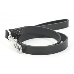 Ancol Leather Lead Black 1.9x100cm