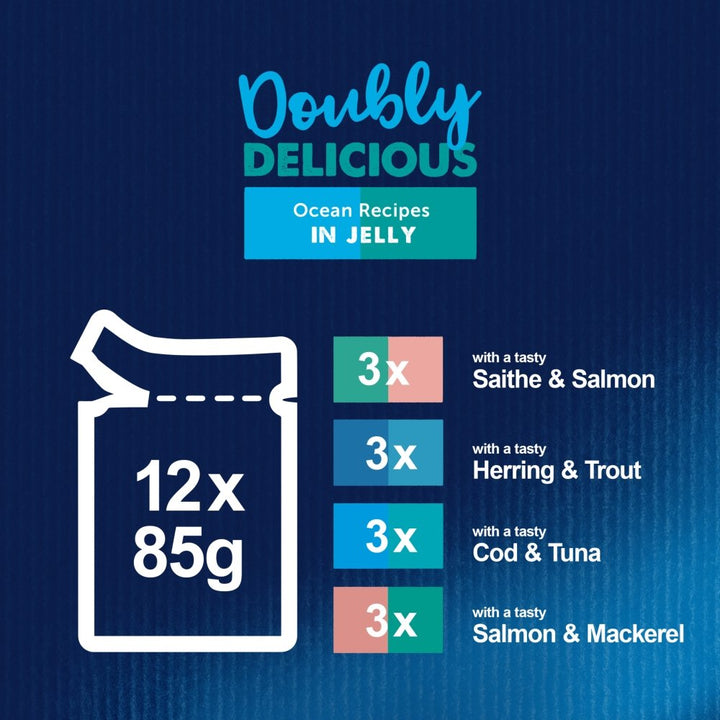 Felix Doubly Delicious Ocean Recipes In Jelly 12 X 85G