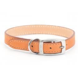 Ancol Leather Collar Tan 35-43cm size 4