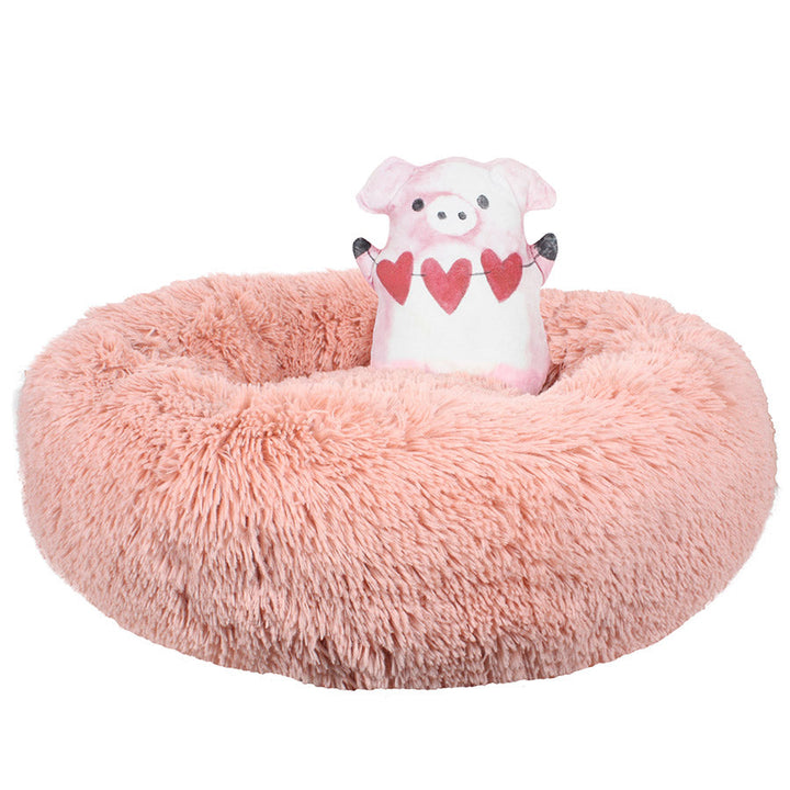Dream Paws Anxiety Reducing Plush Bed With Toy