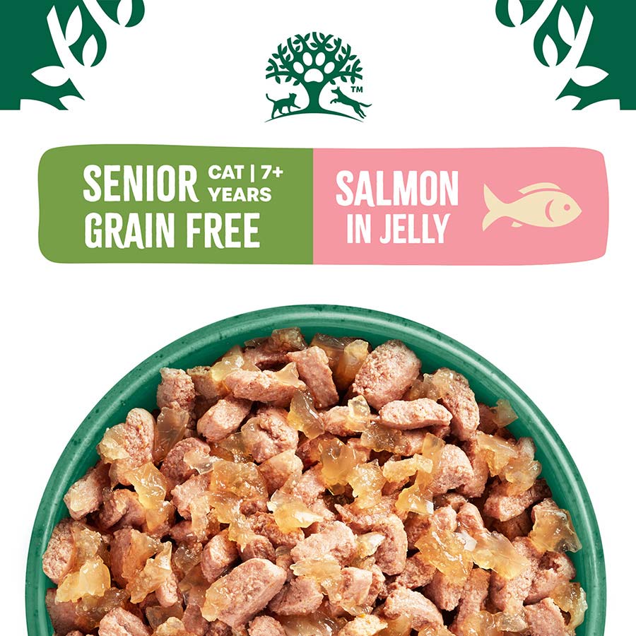 James Wellbeloved Senior Cat Grain Free Salmon In Jelly  12 X 85G