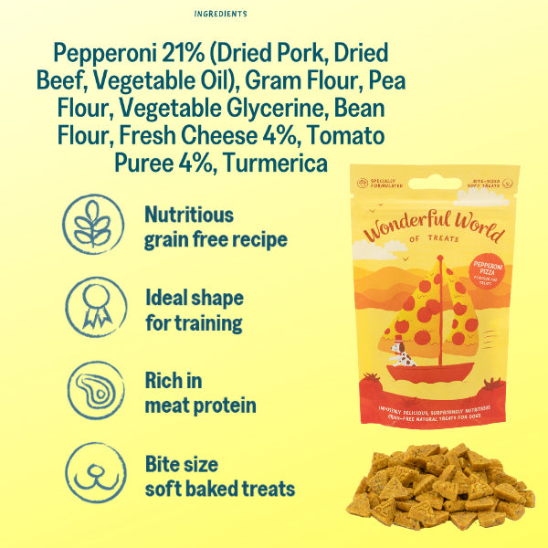 Wonderful World Of Treats Pepperoni Pizza 50G