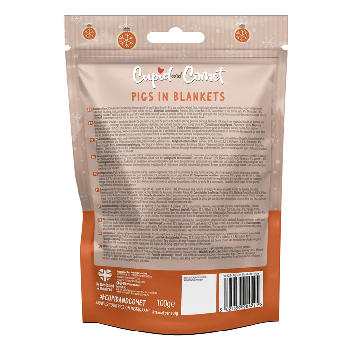 Rosewood Pigs In Blankets Dog Treats 100g