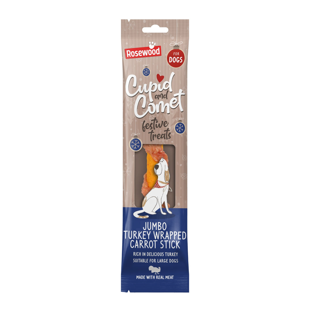 Rosewood Jumbo Turkey Wrapped Carrot Stick 70G