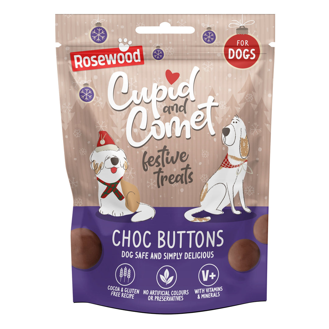 Rosewood Choc Buttons 150G