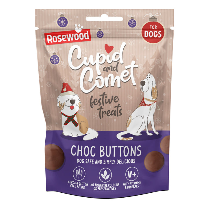 Rosewood Choc Buttons 150G