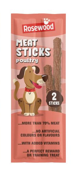 Rosewood Meat Sticks with Poultry for Dogs 24g