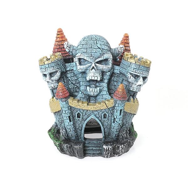 Rosewood Sinister Skull Castle Ornament