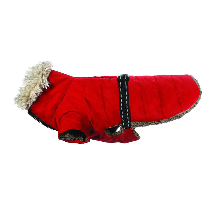 NEW LUXURY Happy Pet Sherpa Winter Coat Cranberry Dog Puppy Coat