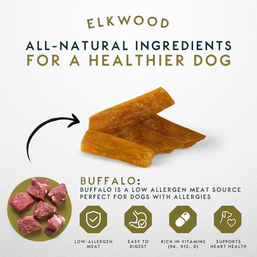 Elkwood 100% Natural Buffalo Paddywack 220g