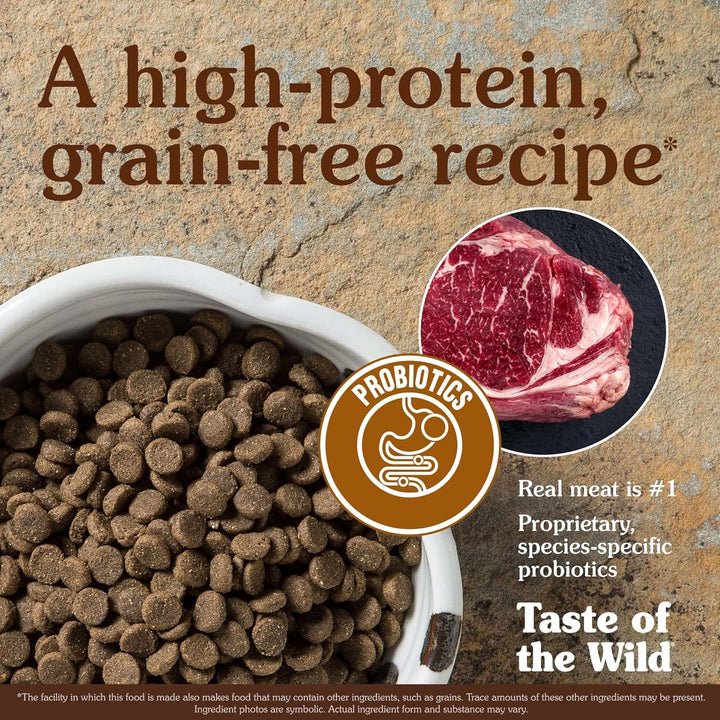 Taste Of The Wild Adult All Breeds High Prairie Grain Free Dry Dog Food