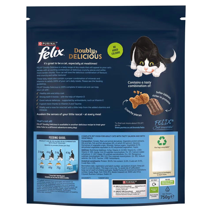 FELIX Doubly Delicious Salmon & Vegetables 750g