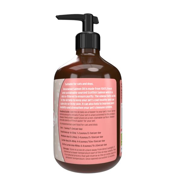 Rosewood Salmon Oil for Dogs & Cats 500ml
