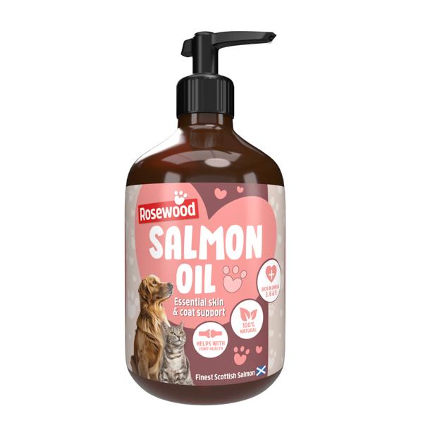 Rosewood Salmon Oil for Dogs & Cats 500ml