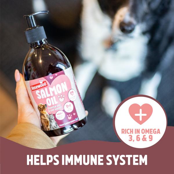 Rosewood Salmon Oil for Dogs & Cats 500ml