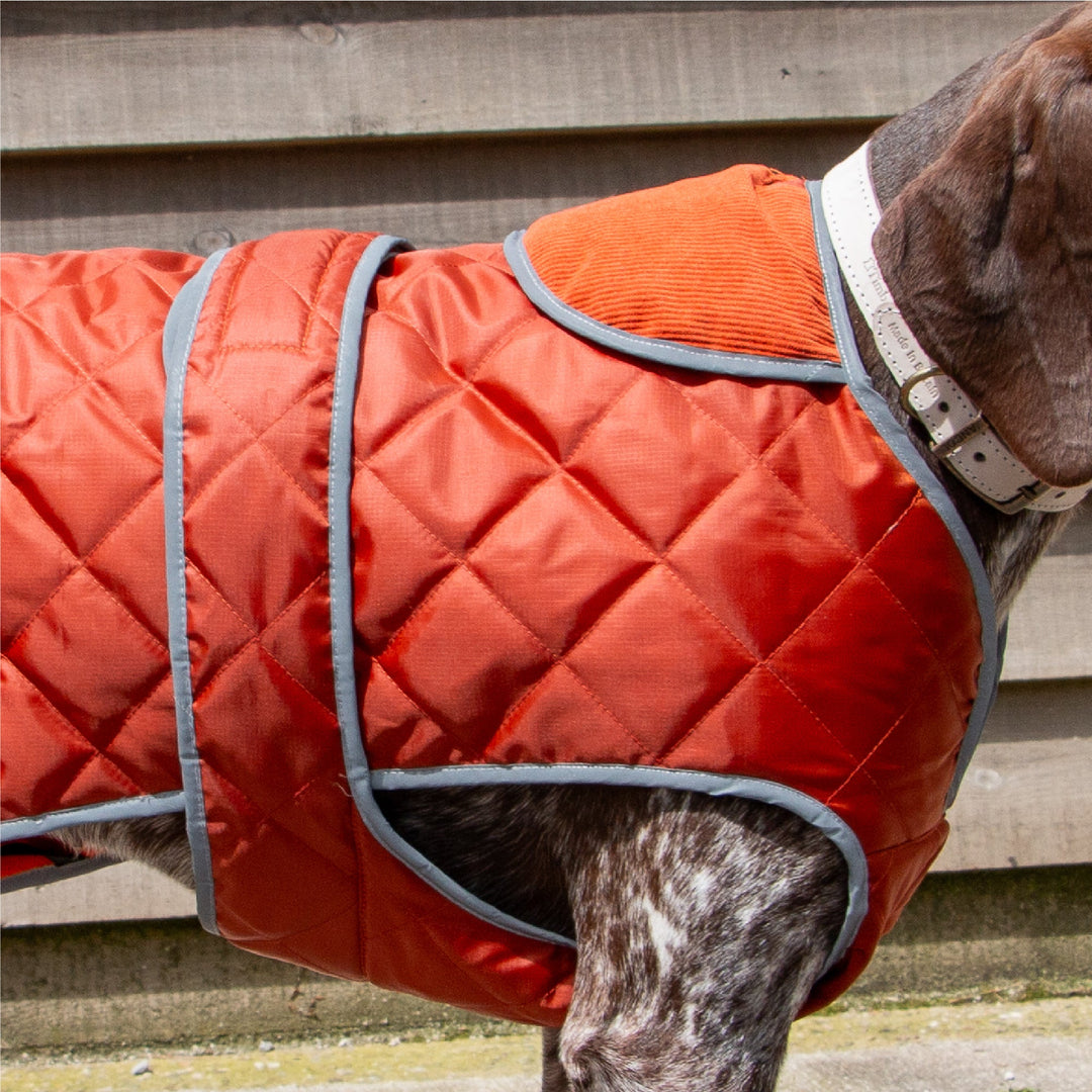 Heritage Terracotta Quilted Coat