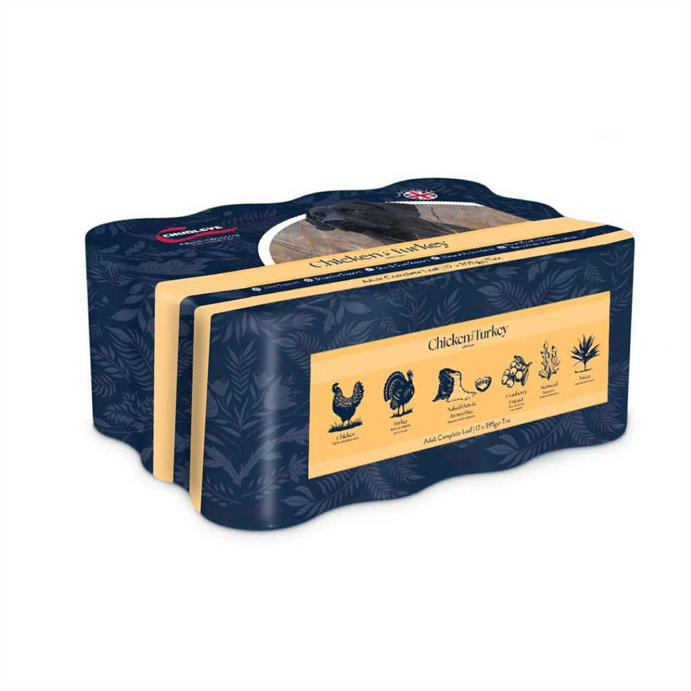 Chudleys Adult Dog Cans Chicken & Turkey 12 X 395G