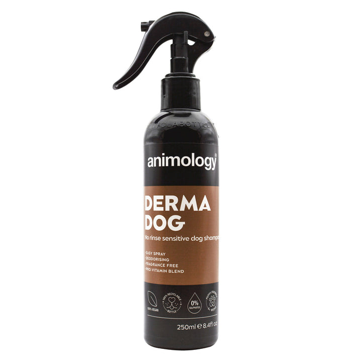 Animology Derma Dog No Rinse Sensitive Dog Shampoo 250ml