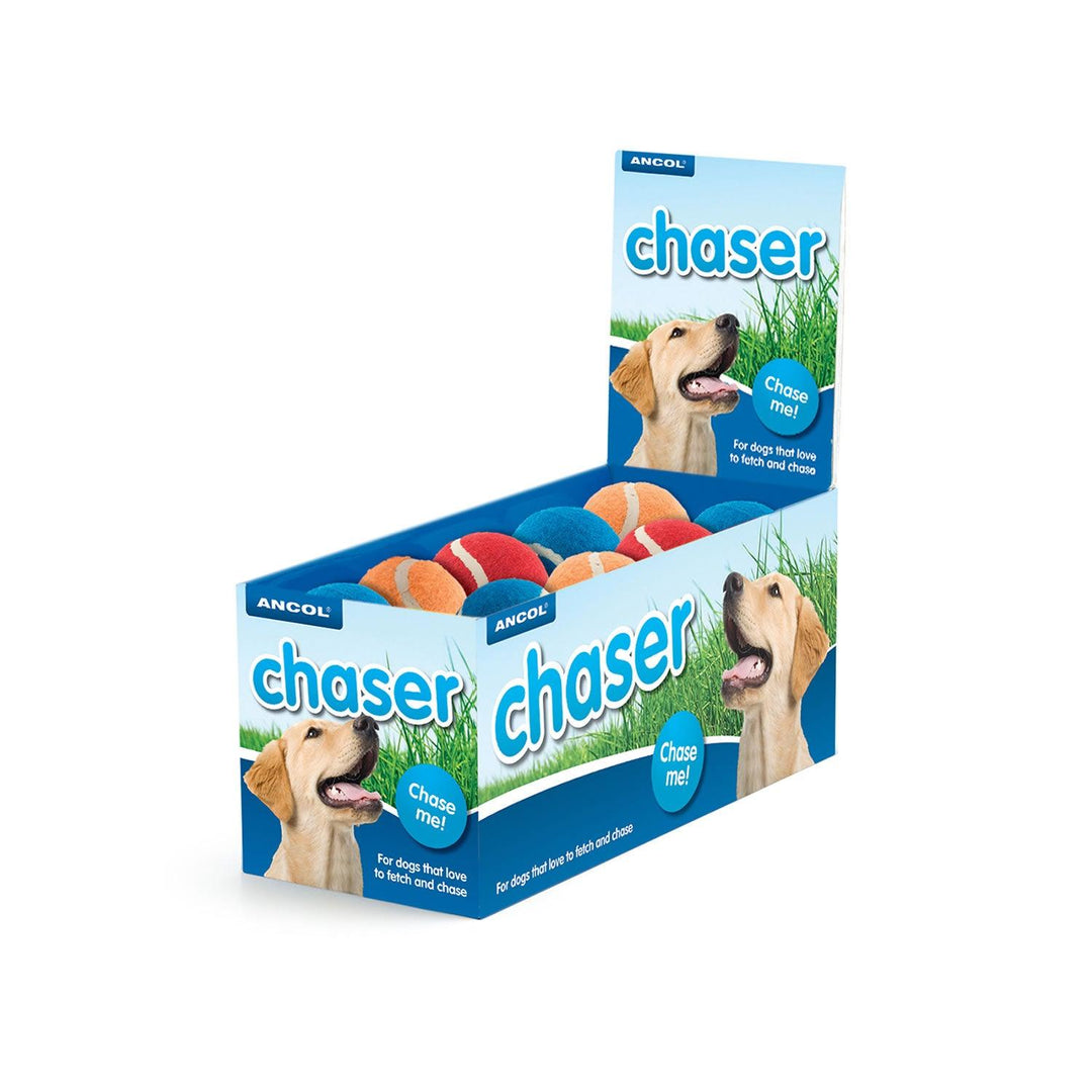 Ancol High Bounce Tennis Ball 6cm Assorted 20 Pack