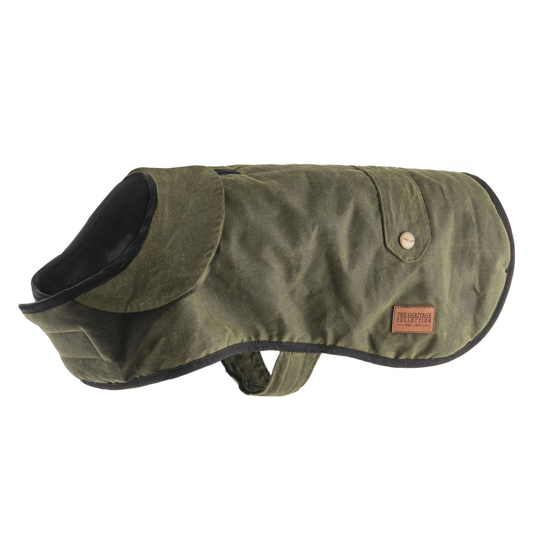 Ancol Heritage Collection Wax Coat Green Medium (40cm)