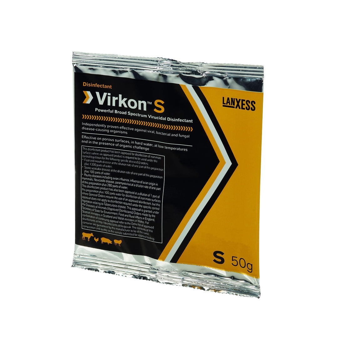 Virkon S Powder 50x50g Sachet