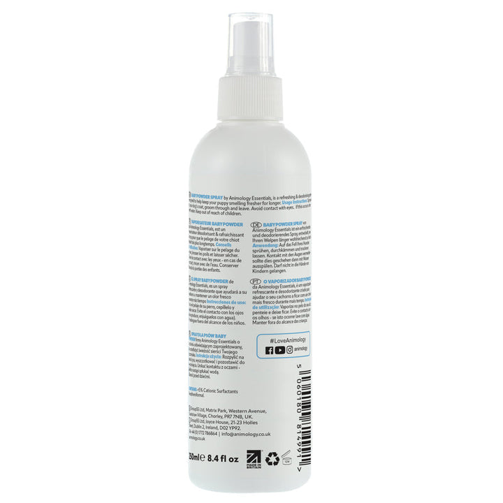 Animology Essentials Baby Powder Fragrance Spray 250ml