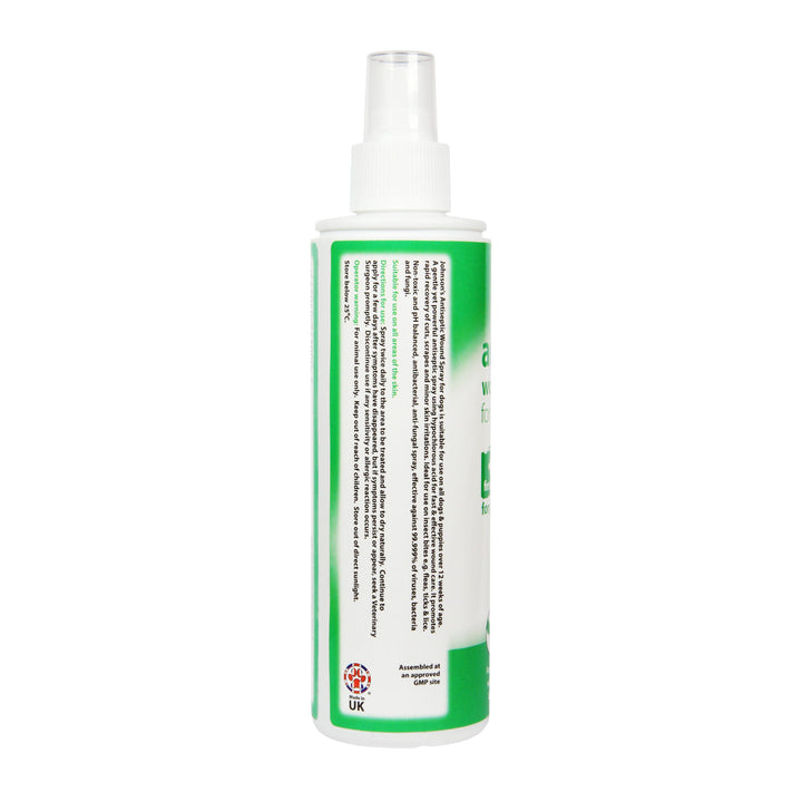 Johnson's Antiseptic Wound Spray for Dog & Puppies 200ml