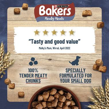 Bakers Meaty Meals Small Dog Beef 1kg - Ormskirk Pets